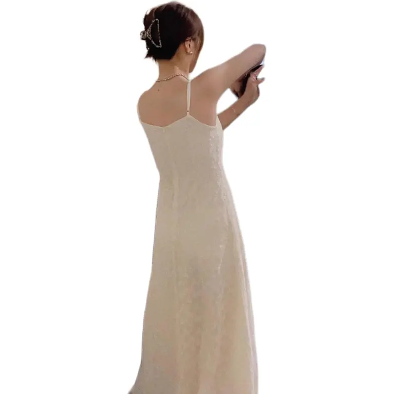GOSO Slip Dresses Women's Apricot-3