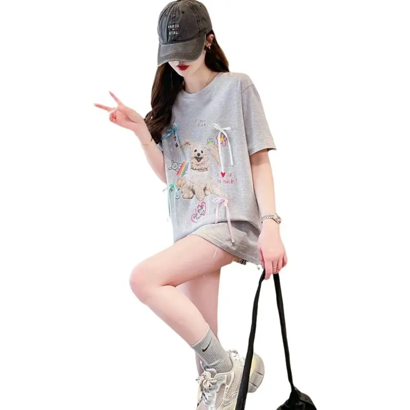 KAISER Drop Shoulder Sleeve T Shirt Women's-11
