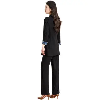 Mylan Spring, Fall Casual Suit Women's Black