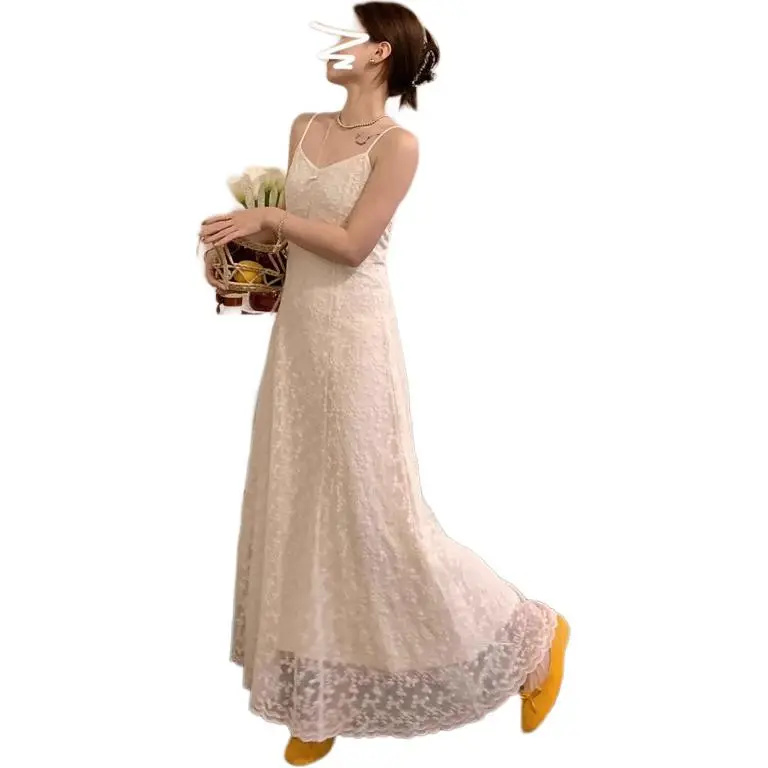GOSO Slip Dresses Women's Apricot-1