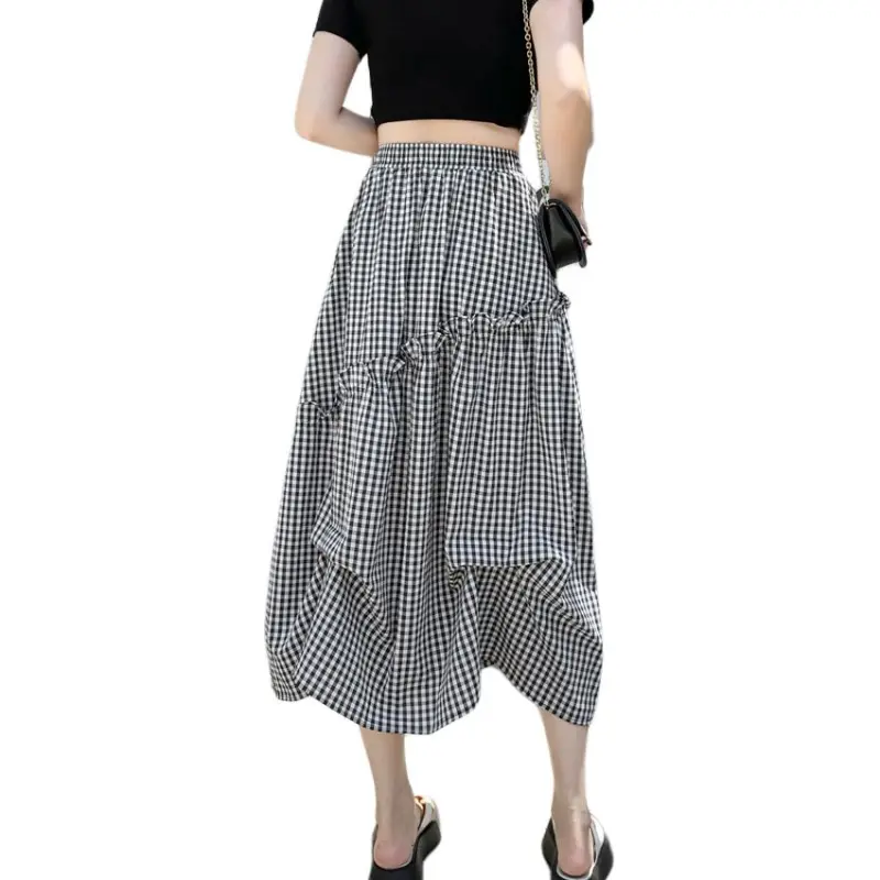 GOSO Casual Long Skirts Women's Image Color-4