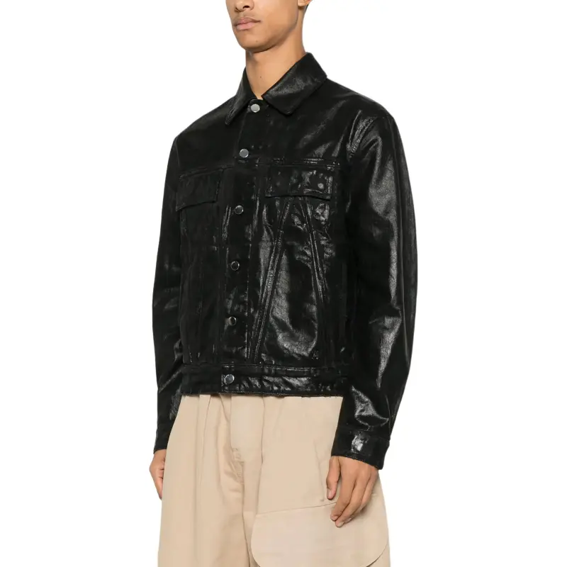AMIRI Waxed finish Denim Jacket-3