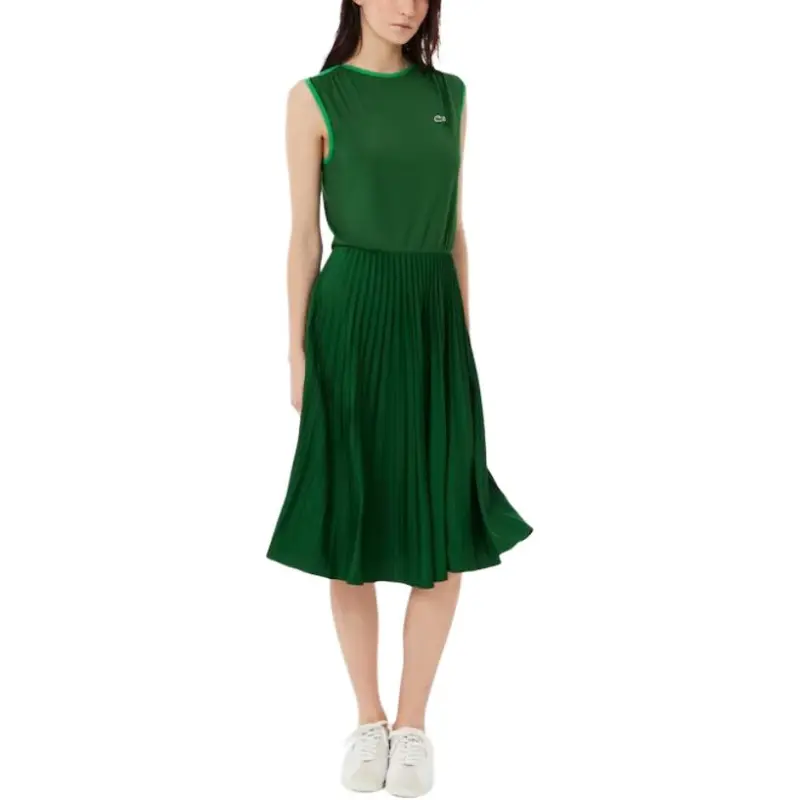 LACOSTE Sleeveless Pleated Dress-2