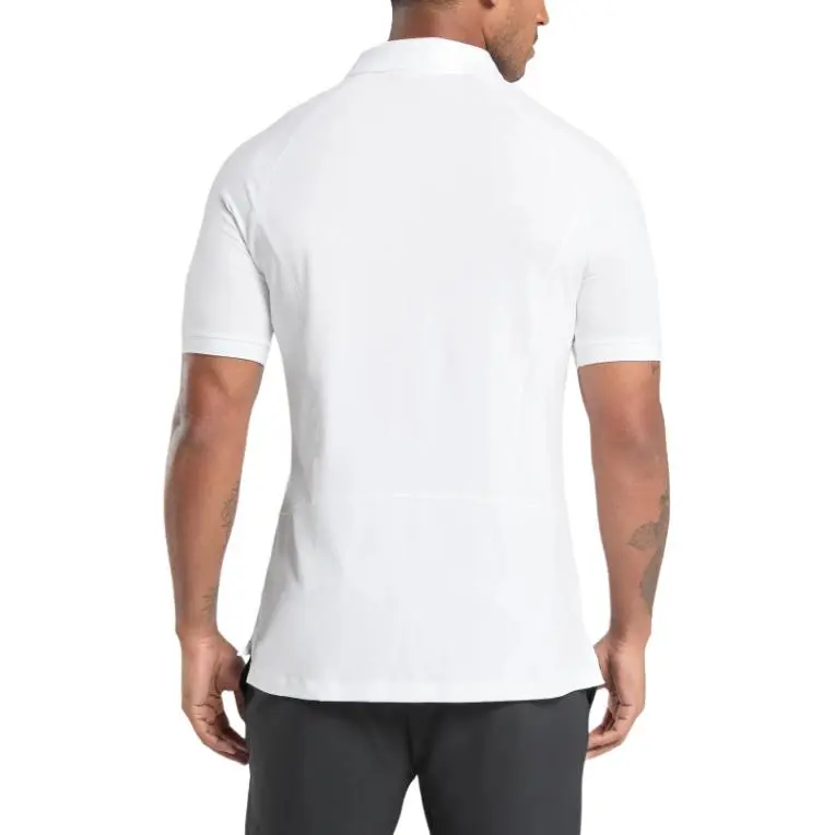 GYMSHARK Polo Shirt Men's White-1