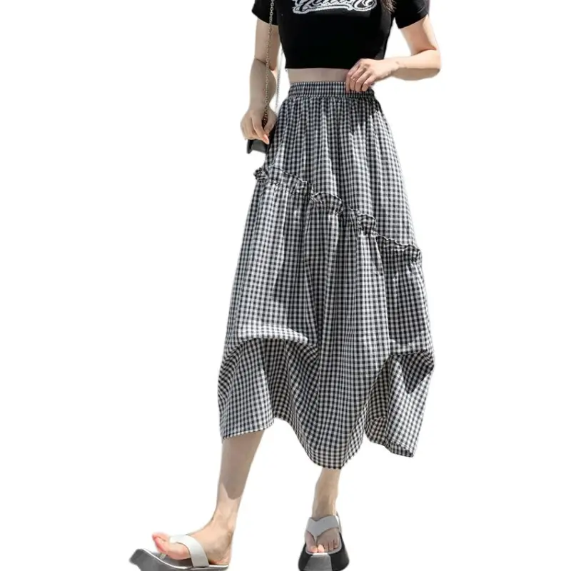 GOSO Casual Long Skirts Women's Image Color-3