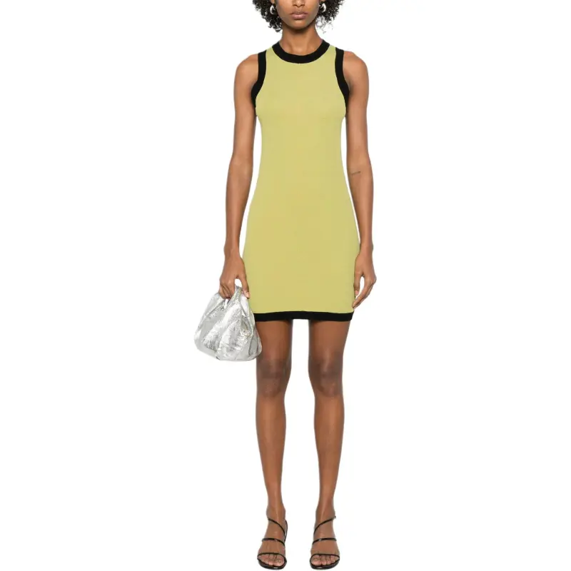 NANUSHKA Ribbed trim Mini Dress-1