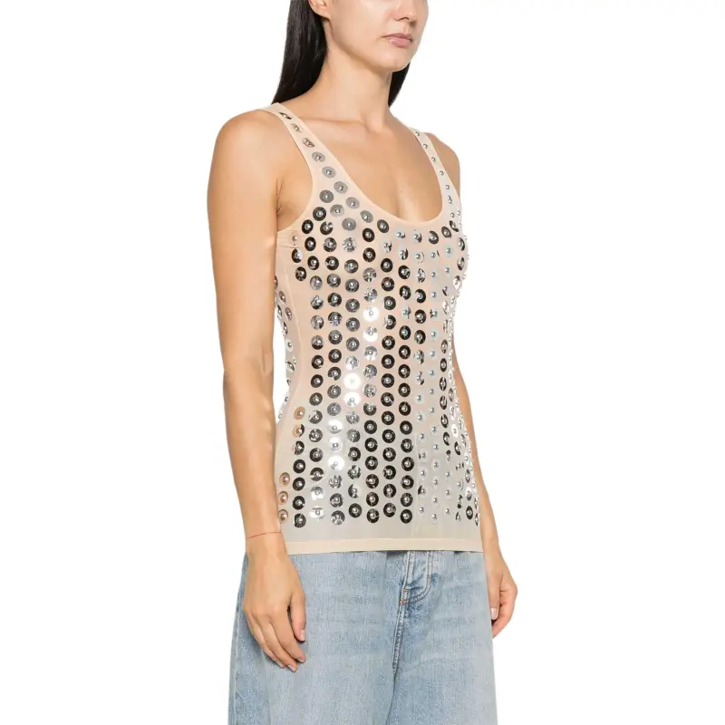 Paco Rabanne Embroidered Tank Top-3
