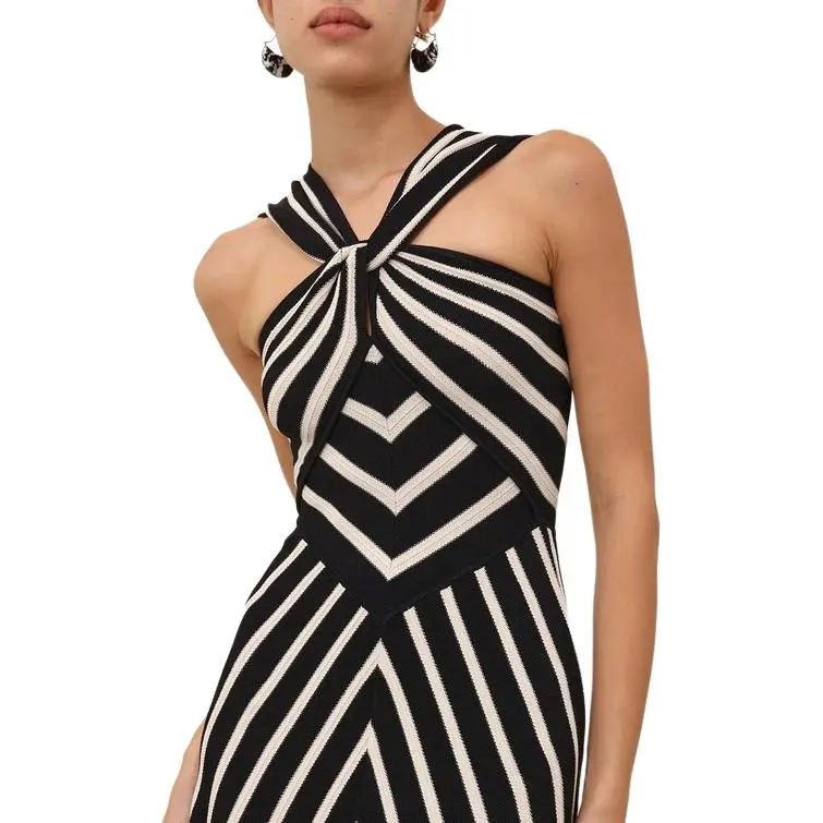 Zimmermann Chevron pattern Midi Dress-4