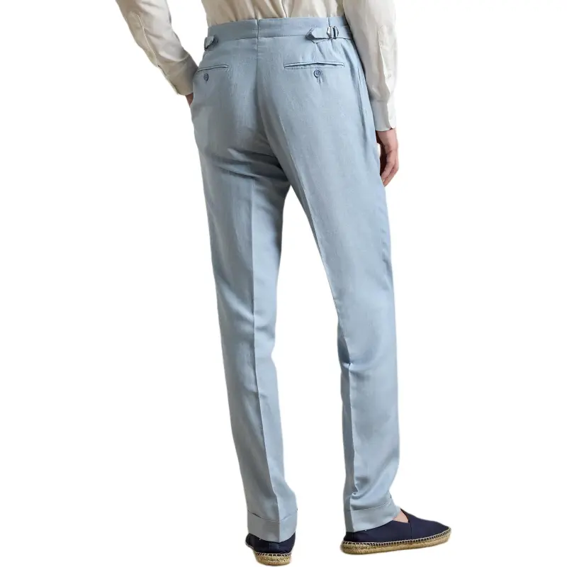 Ralph Lauren Purple Label Suit Trouser Men's Youthful Blue-3