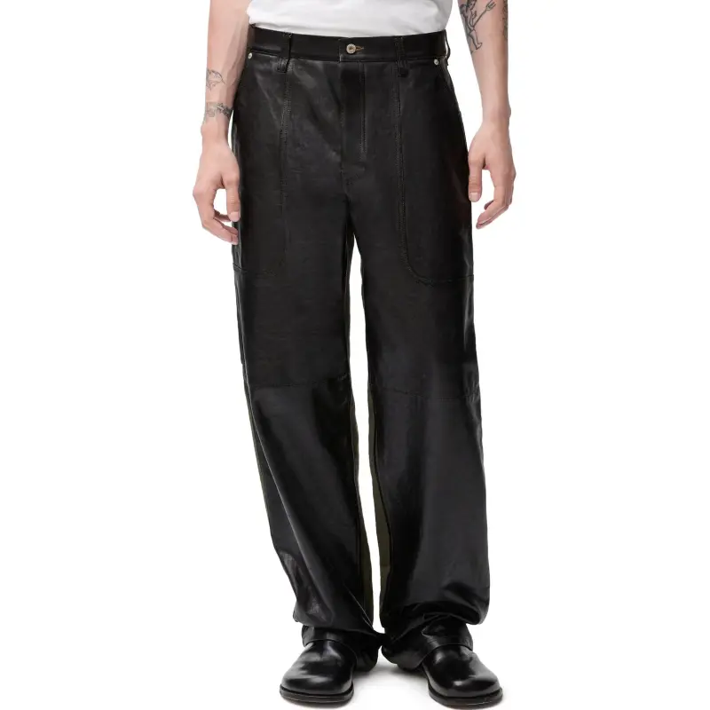 LOEWE SS25 Cargo Pants Men's Green-3