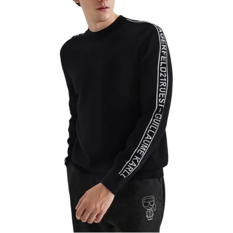 KARL LAGERFELD FW24 Sweater Men's Black-3