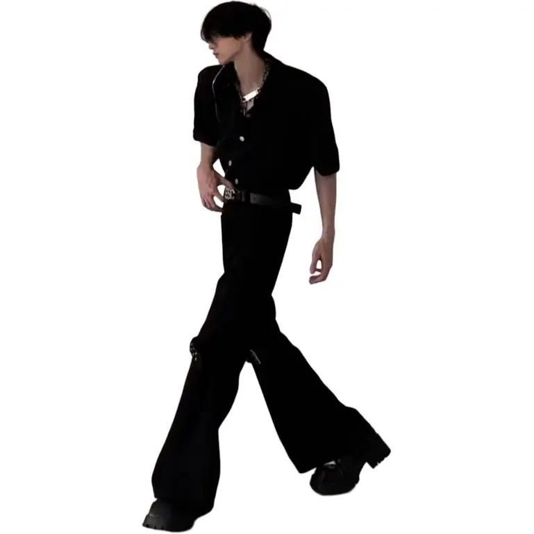 CAT'S PAW Casual Pants Unisex Black-2