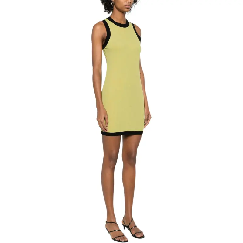 NANUSHKA Ribbed trim Mini Dress-3
