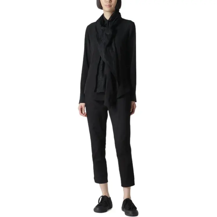 Yohji Yamamoto Femme SS25 Shirt Women's Black-2