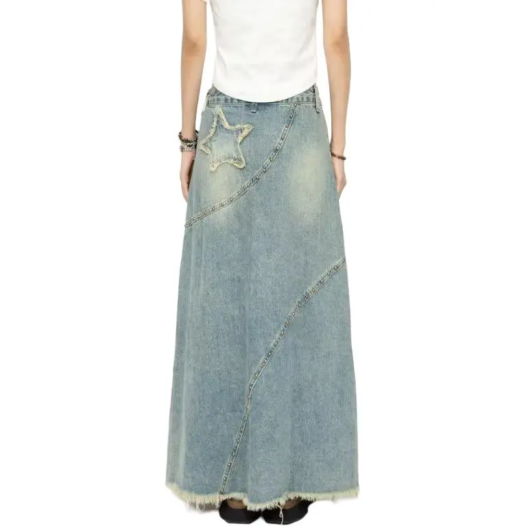 The New Age Family Denim Long Skirt Women's-1