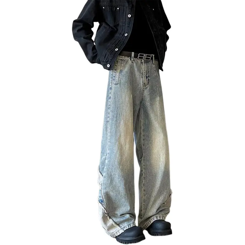 LPMX Jeans Unisex Vintage Blue-1