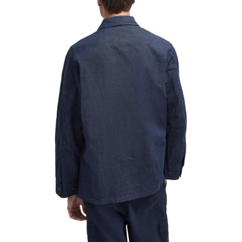 BARBOUR Denim Jacket Men's Marine Blue-3