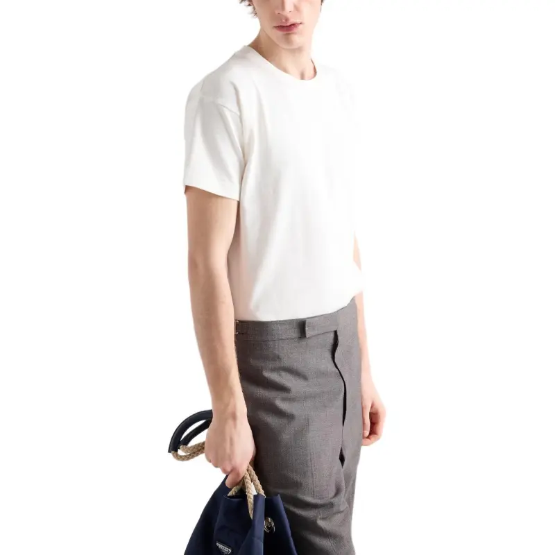PRADA T Shirts Men White-2