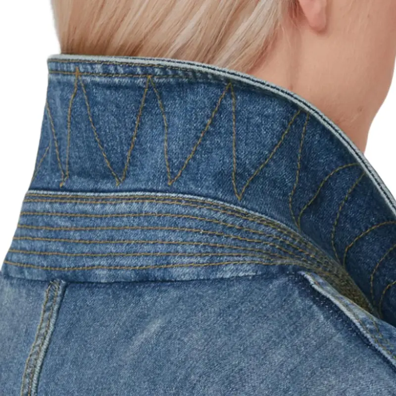Burberry SS23 Denim Jacket Women's Dark Slate Blue-4