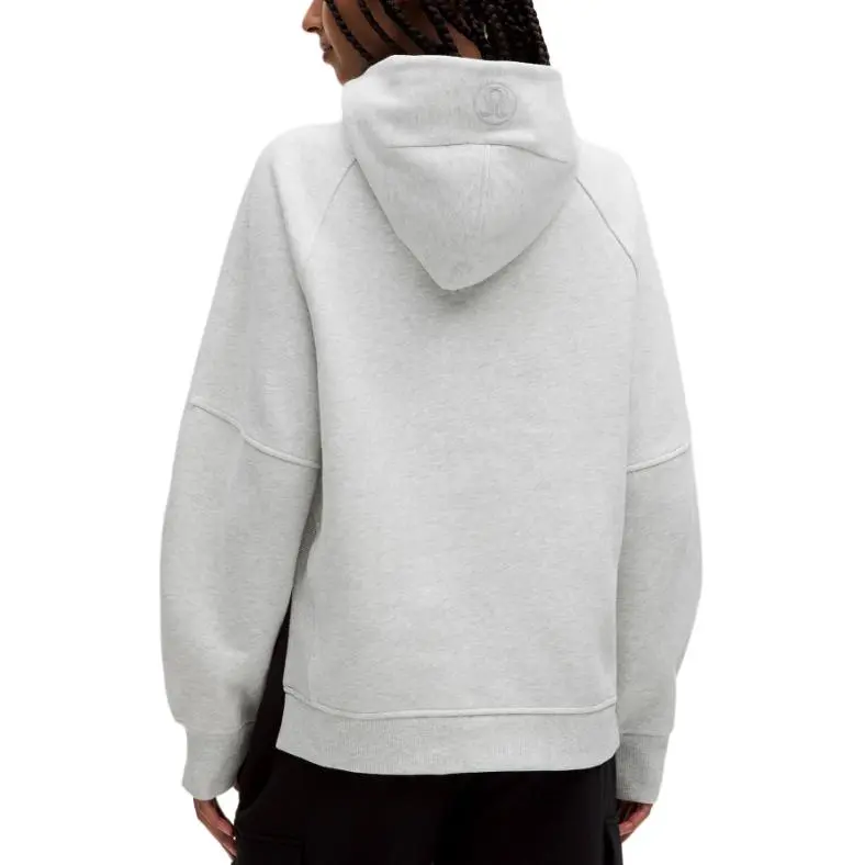 Lululemon Scuba Sweatshirt Women's Light Gray With A Hint Of Mixed Colors-1