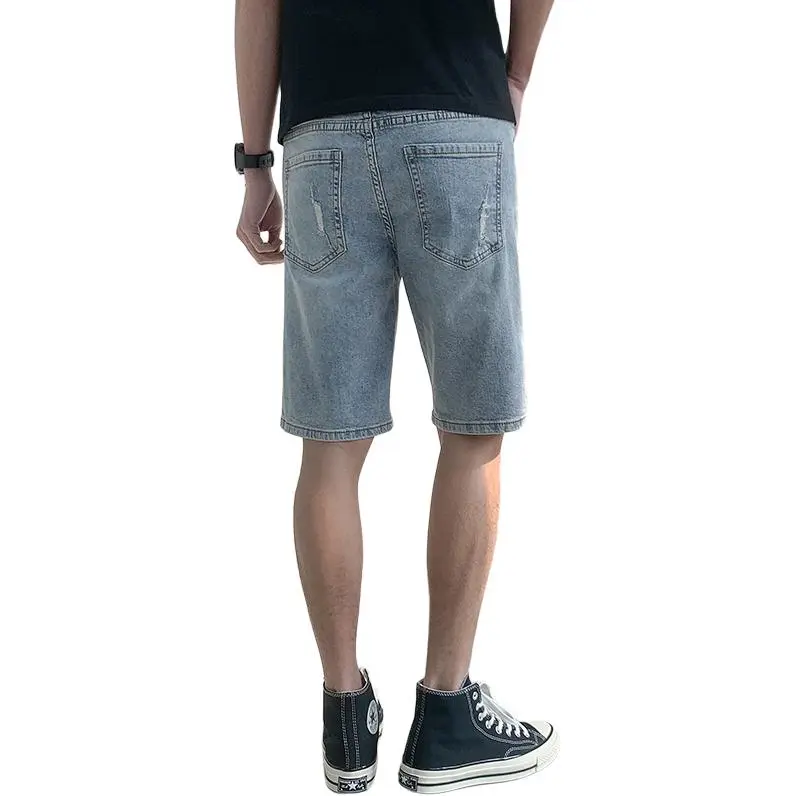 FRQ Denim Shorts Unisex Light Blue-1