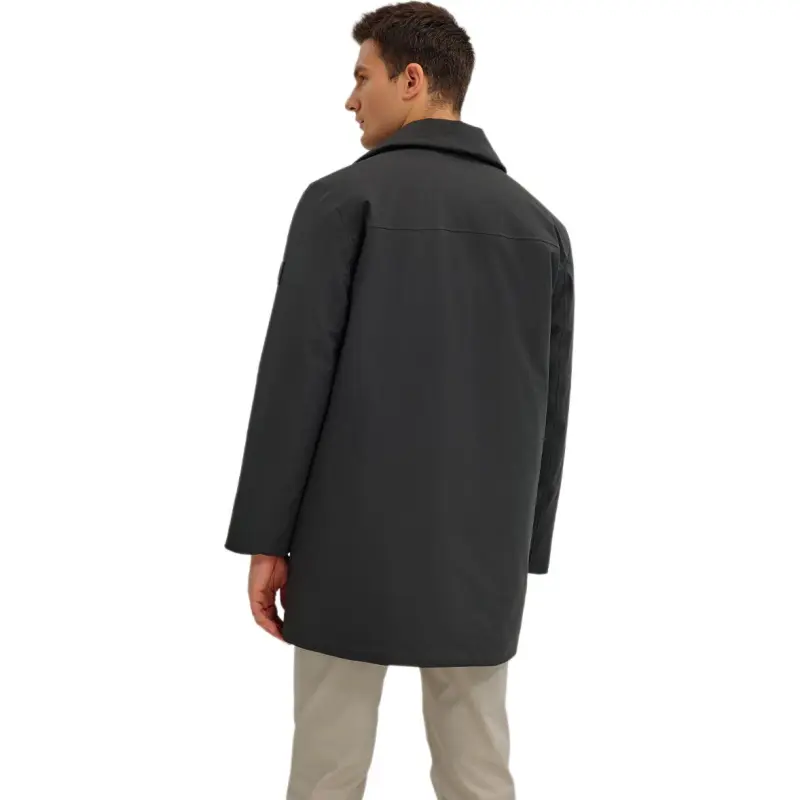 Hush Puppies Puffer Jacket Men's Pitch Black-3