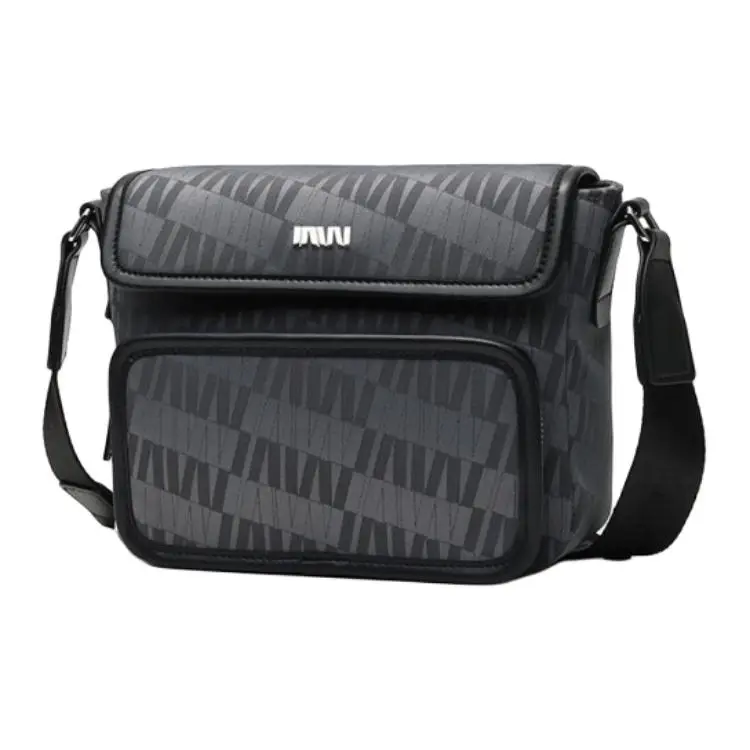 SEPTWOLVES Fabric Shoulder Bag Men's Gray-1