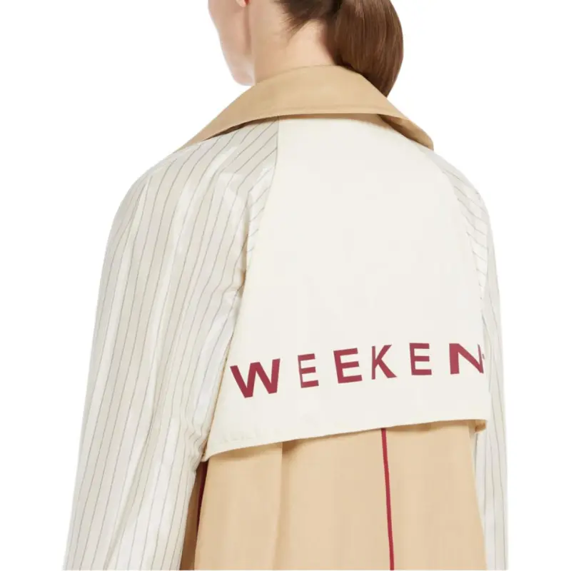 WEEKEND MaxMara Pesco Gabardine Trench Coat-5