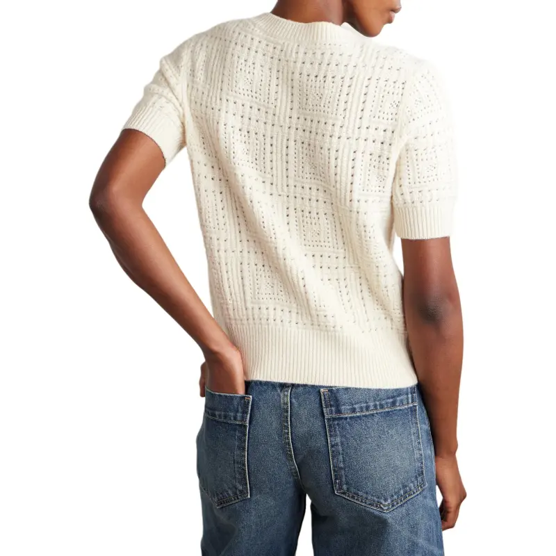 NILI LOTAN Crochet knit Top-2