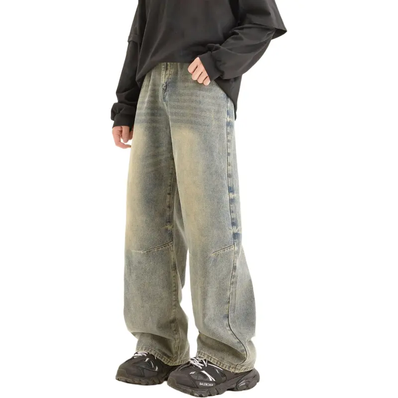 7 SEVFUN Jeans Unisex Yellow Mud-2