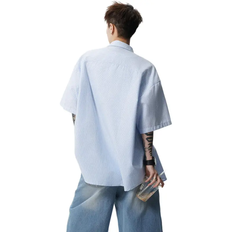 NEVER RULE Shirt Unisex Youth Blue-1