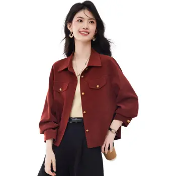 XINFEIYU Jackets Women's Red