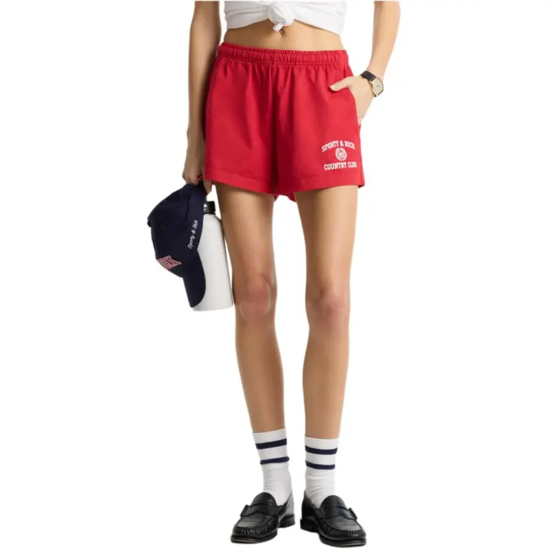 SPORTY & RICH Varsity Shorts-1