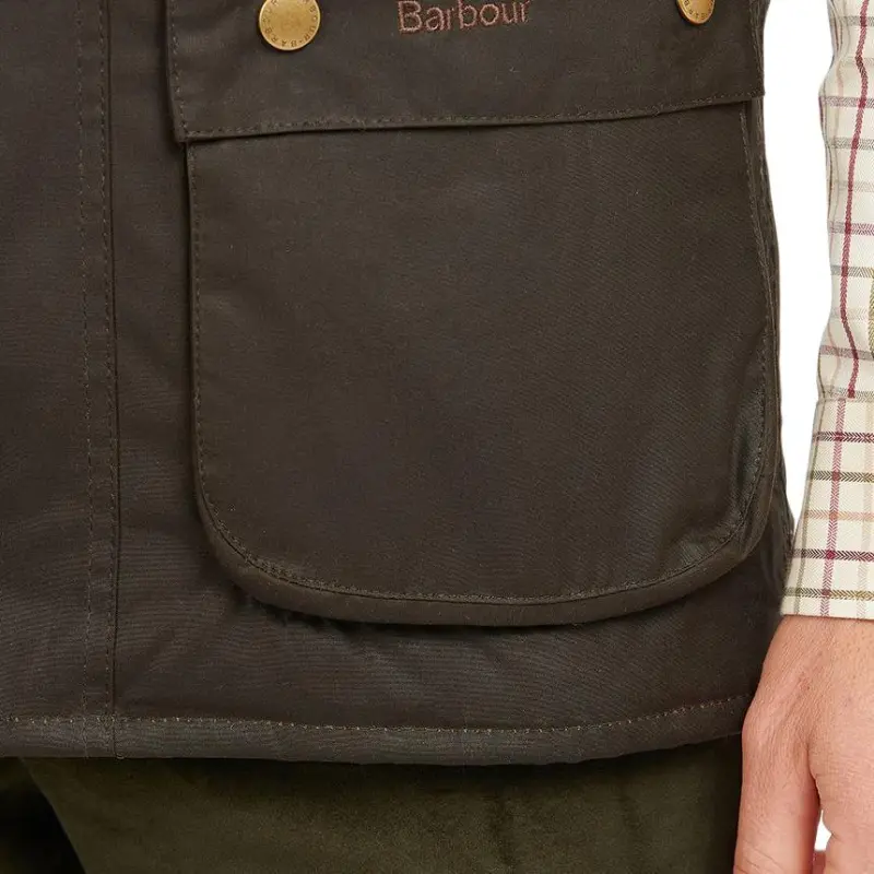 BARBOUR Vests Men Green-7