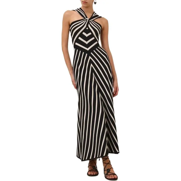 Zimmermann Chevron pattern Midi Dress-1