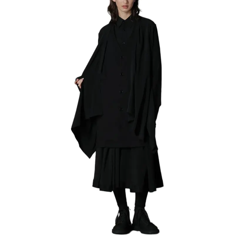 Yohji Yamamoto Ground Y SS25 Knitwear Unisex Black-3