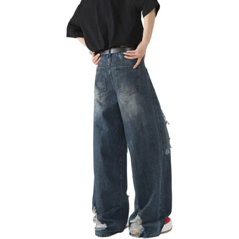 SUNSETMONENT Jeans Unisex Blue-1