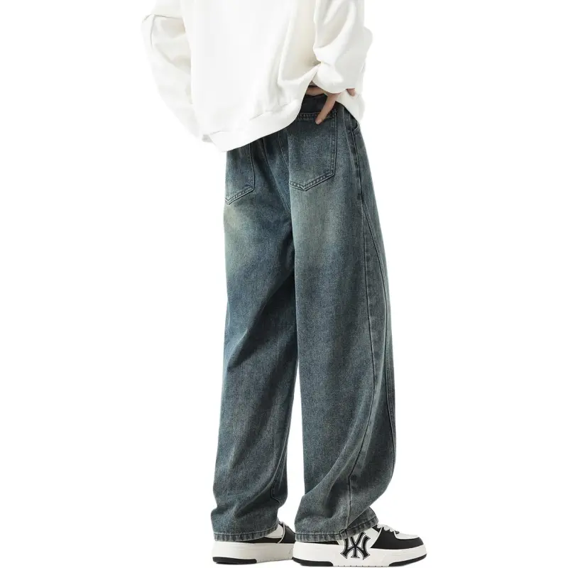 DJ.SPIRIT Jeans Unisex Vintage Blue-1