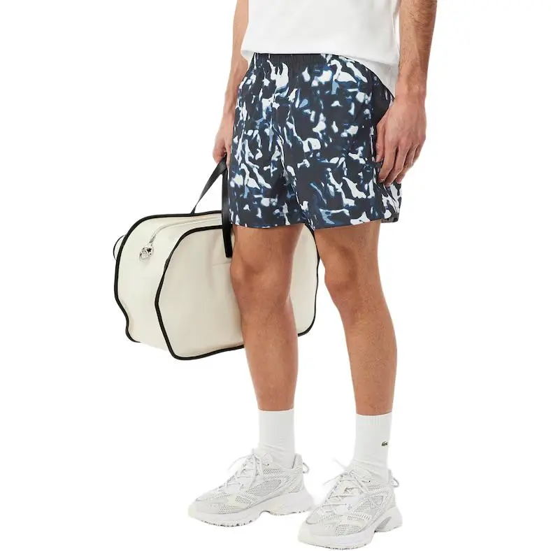 LACOSTE Abstract print Swim Shorts-1