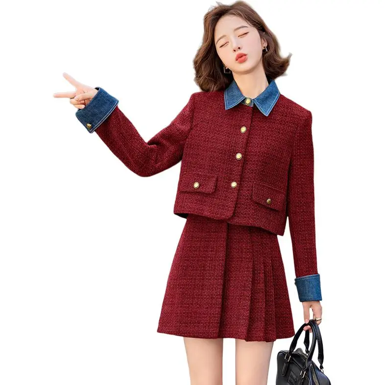 La Chapelle Two Piece Skirt Sets Women's-2