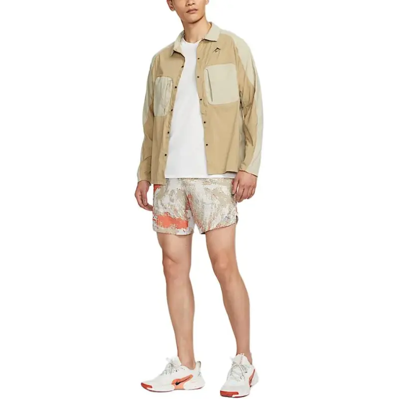 Nike Dri FIT ADV Jacket Men's Apricot Tea Brown/Desert Khaki/Black-1