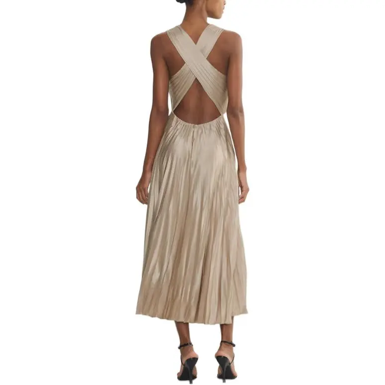 ARITZIA SS25 Ten Rio Satin Dress Sleeveless Dress Women's-3