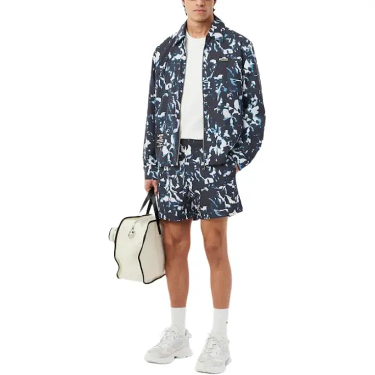 LACOSTE Abstract print Swim Shorts-2