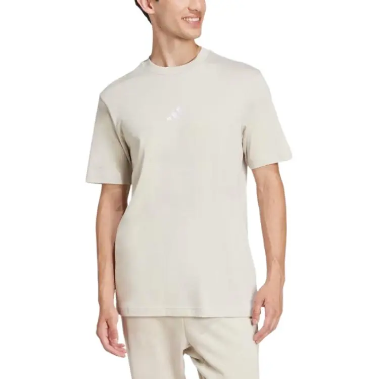 Adidas Essentials Small Logo Single Jersey T Shirt-1