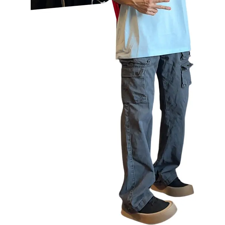 CORNILOT Cargo Pants Unisex Gray-2
