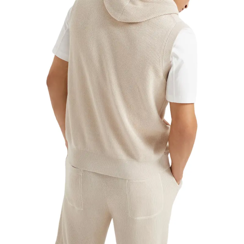 Brunello Cucinelli Tank Top Men's Beige-4