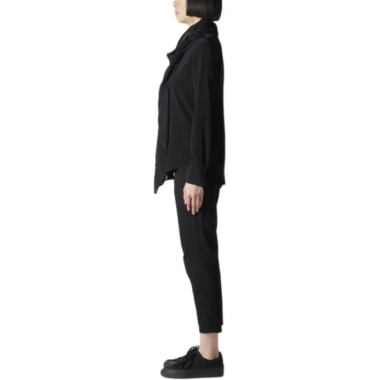 Yohji Yamamoto Femme SS25 Shirt Women's Black-4