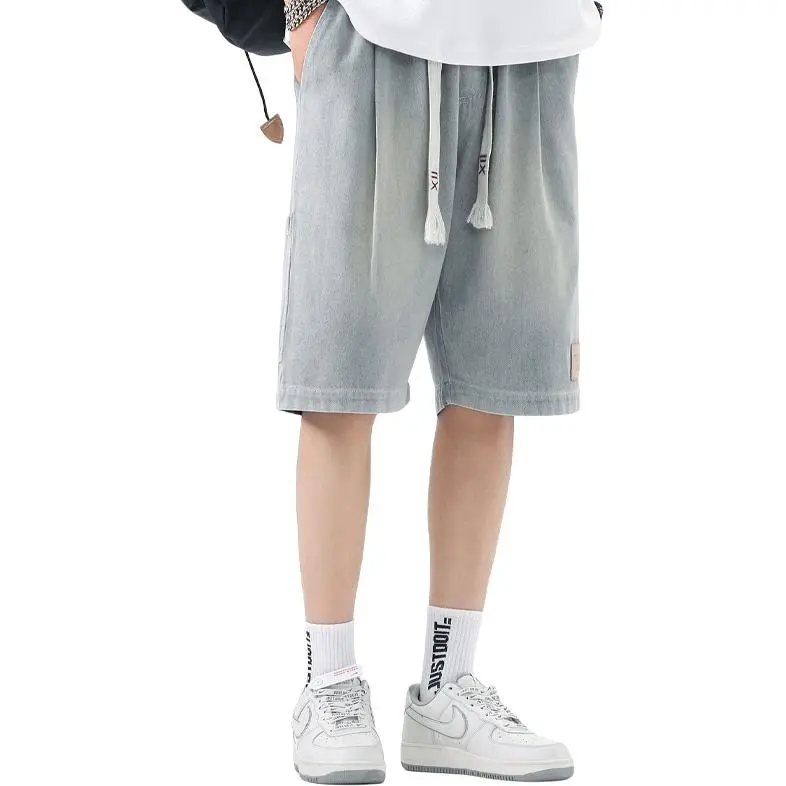 HKRXEC Denim Shorts Unisex-2