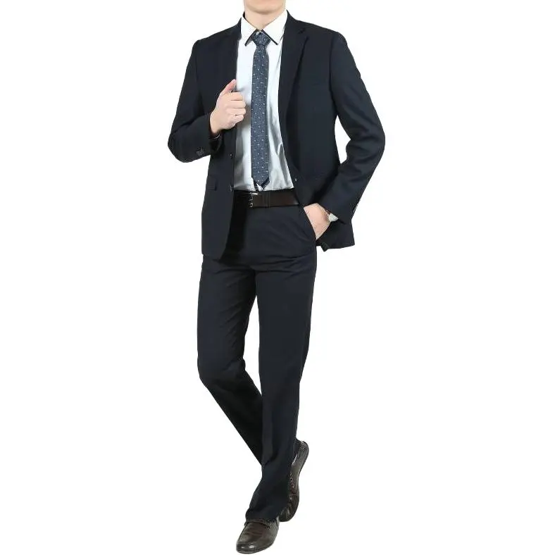 PIERRE CARDIN Business Suits Men's Black-3