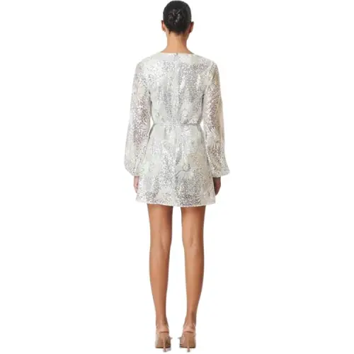 ELLIATTCOLLECTIVE Long Sleeved Dresses Women's Silver